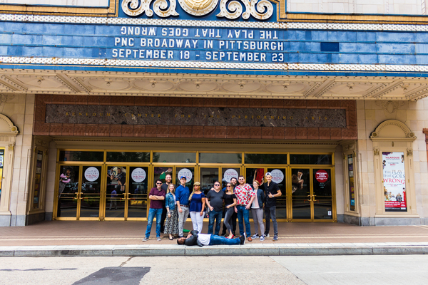 Photo Flash: THE PLAY THAT GOES WRONG Tour Cast Explores Pittsburgh Image