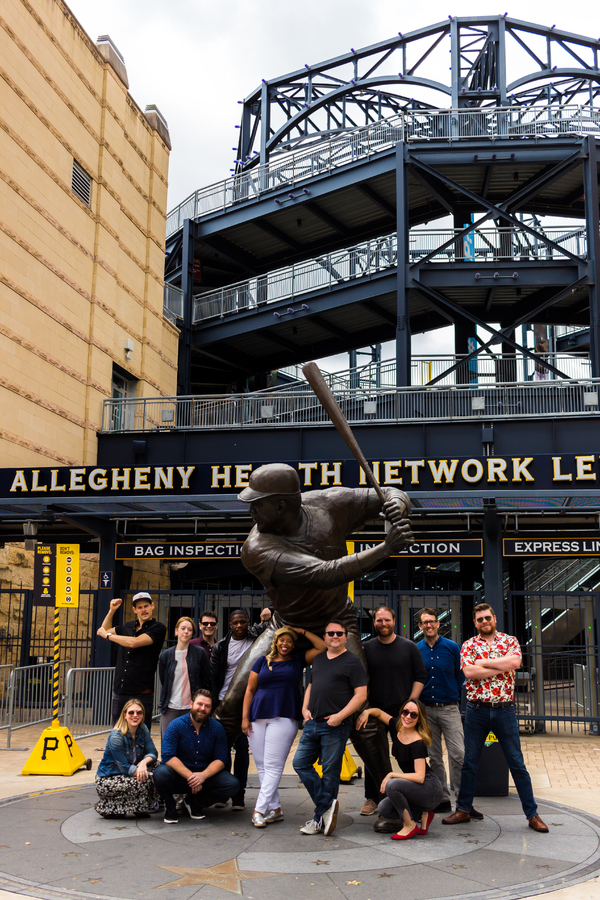 Photo Flash: THE PLAY THAT GOES WRONG Tour Cast Explores Pittsburgh Image