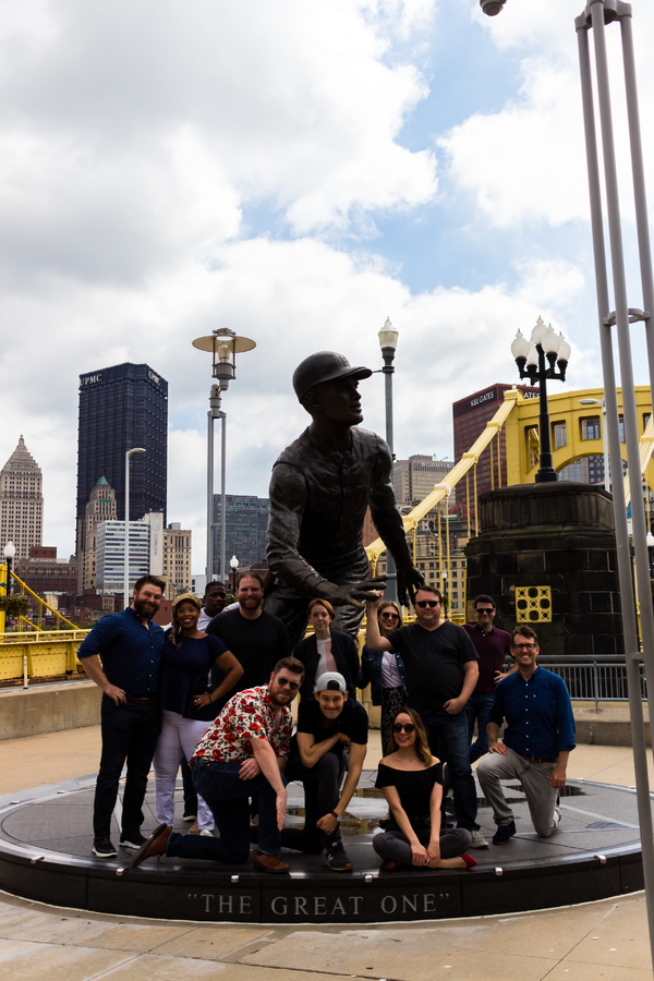 Photo Flash: THE PLAY THAT GOES WRONG Tour Cast Explores Pittsburgh Image