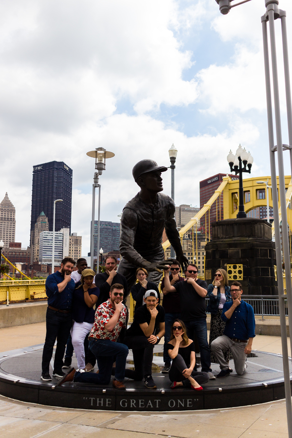 Photo Flash: THE PLAY THAT GOES WRONG Tour Cast Explores Pittsburgh Image