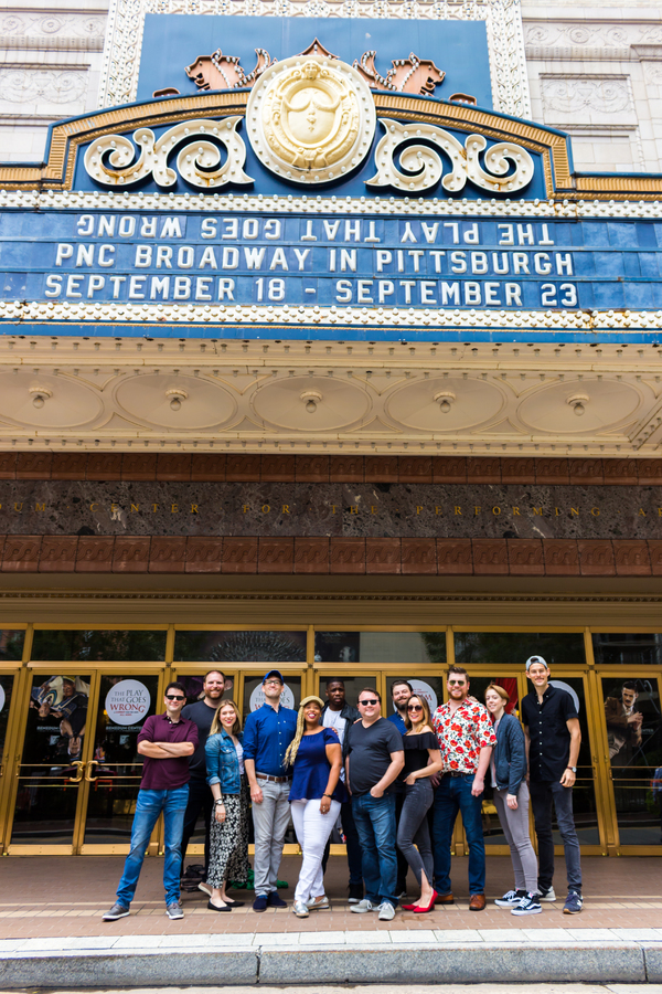 Photo Flash: THE PLAY THAT GOES WRONG Tour Cast Explores Pittsburgh Image