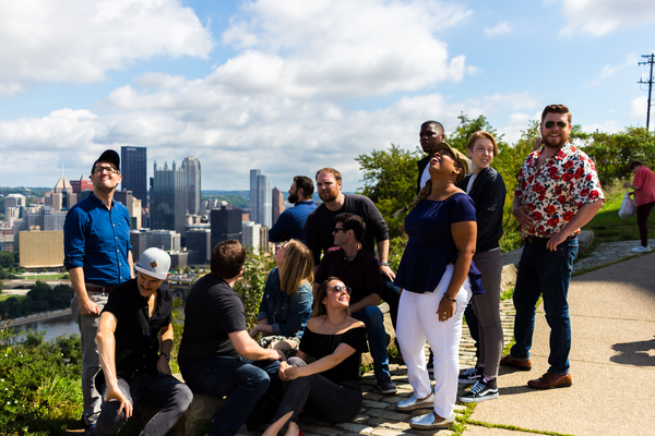 Photo Flash: THE PLAY THAT GOES WRONG Tour Cast Explores Pittsburgh Image