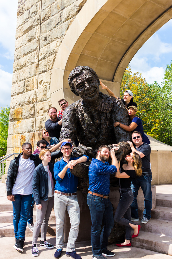 Photo Flash: THE PLAY THAT GOES WRONG Tour Cast Explores Pittsburgh Image