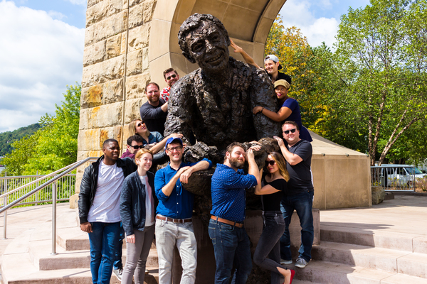 Photo Flash: THE PLAY THAT GOES WRONG Tour Cast Explores Pittsburgh Image