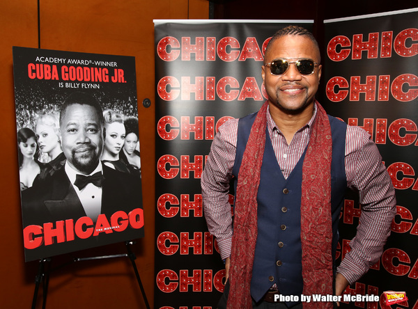 Photo Coverage: CHICAGO's New Billy Flynn, Cuba Gooding Jr., Meets the Press! Image