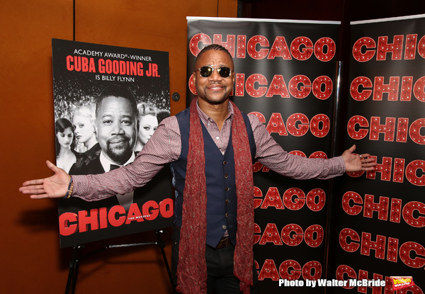 Photo Coverage: CHICAGO's New Billy Flynn, Cuba Gooding Jr., Meets the Press! Image