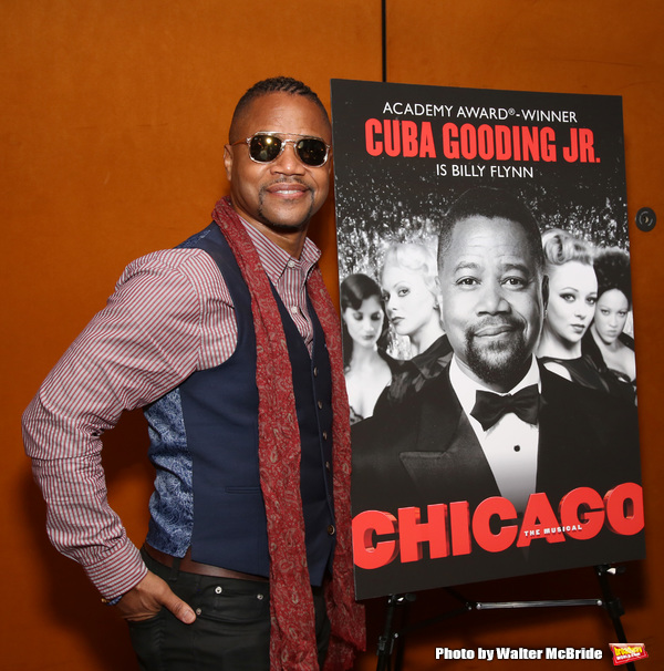 Photo Coverage: CHICAGO's New Billy Flynn, Cuba Gooding Jr., Meets the Press! Image