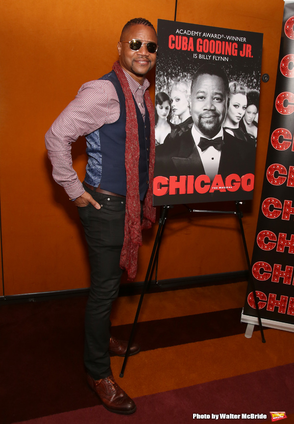 Photo Coverage: CHICAGO's New Billy Flynn, Cuba Gooding Jr., Meets the Press! Image