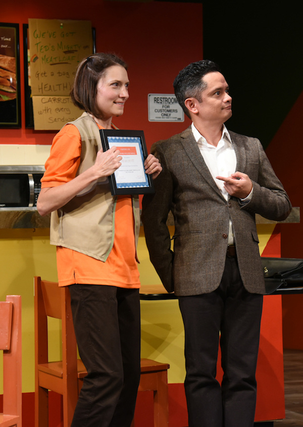 Photo Flash: Bess Wohl's Darkly Comic AMERICAN HERO Opens IAMA Season Image