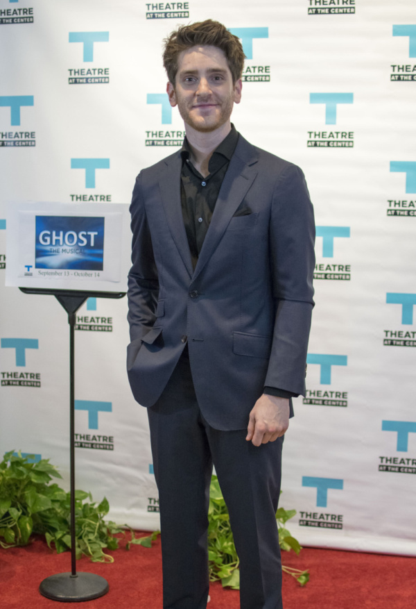 Lead actor Garrett Lutz at the Opening Night of Ghost The Musical at Theatre at the C Photo