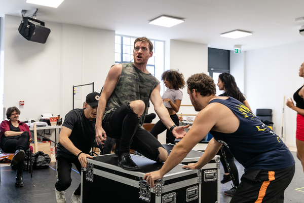 Photo Flash: In Rehearsal with ROCK OF AGES 