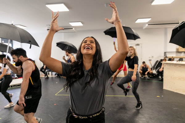 Photo Flash: In Rehearsal with ROCK OF AGES Image