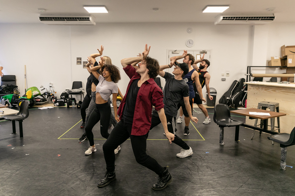 Photo Flash: In Rehearsal with ROCK OF AGES Image