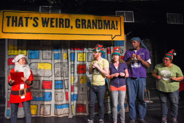 Photo Flash: Barrel Of Monkeys' THAT'S WEIRD, GRANDMA Will Ring In The Holidays At The Neo-Futurist Theater 