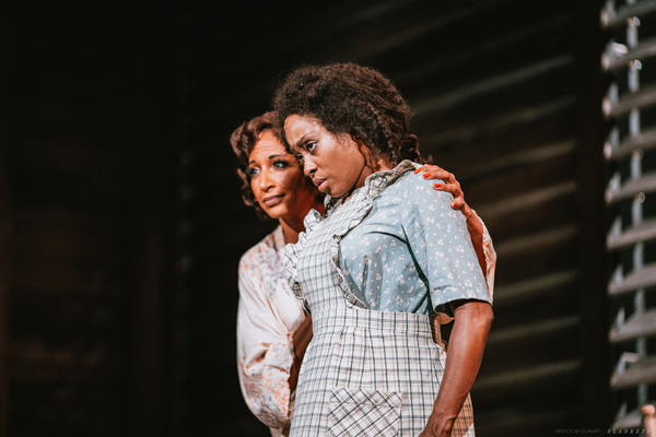 Lana Gordon as Shug Avery and Felicia Boswell as Celie Photo