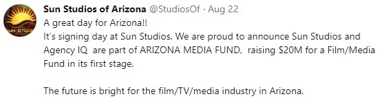 @SunStudiosOf tweet 22Aug2018