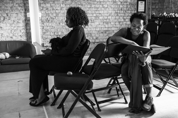Photo Flash: In Rehearsal with Park Theatre's BULLET HOLE Image