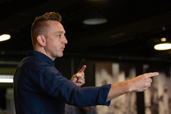 Photo Flash: In Rehearsal with Steppenwolf's THE CURIOUS INCIDENT OF THE DOG IN THE NIGHT-TIME Image