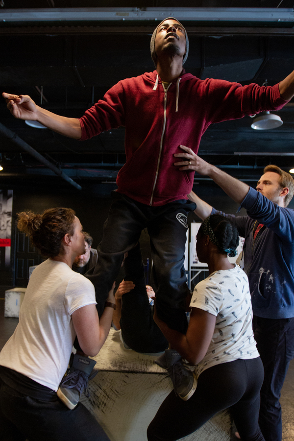 Photo Flash: In Rehearsal with Steppenwolf's THE CURIOUS INCIDENT OF THE DOG IN THE NIGHT-TIME Image