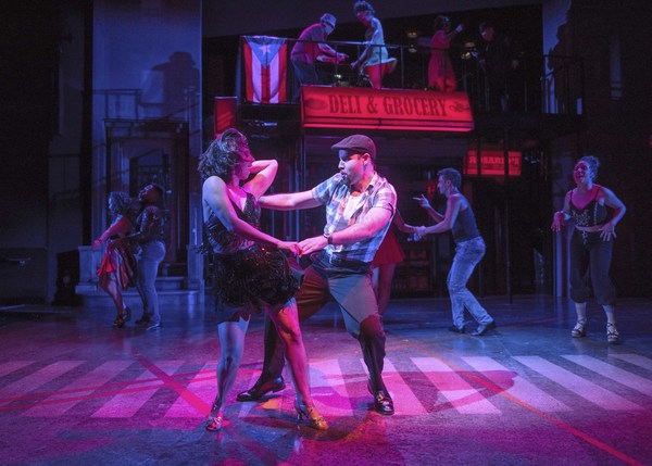 Courtney Arango, Ryan Alvarado and company of In the Heights Photo