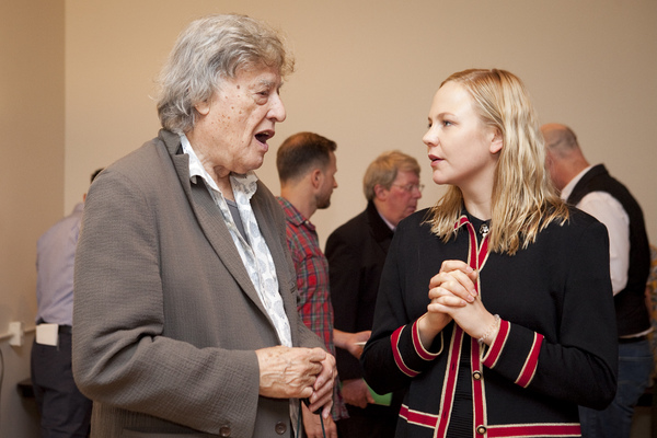 Tom Stoppard and Adelaide Clemens Photo