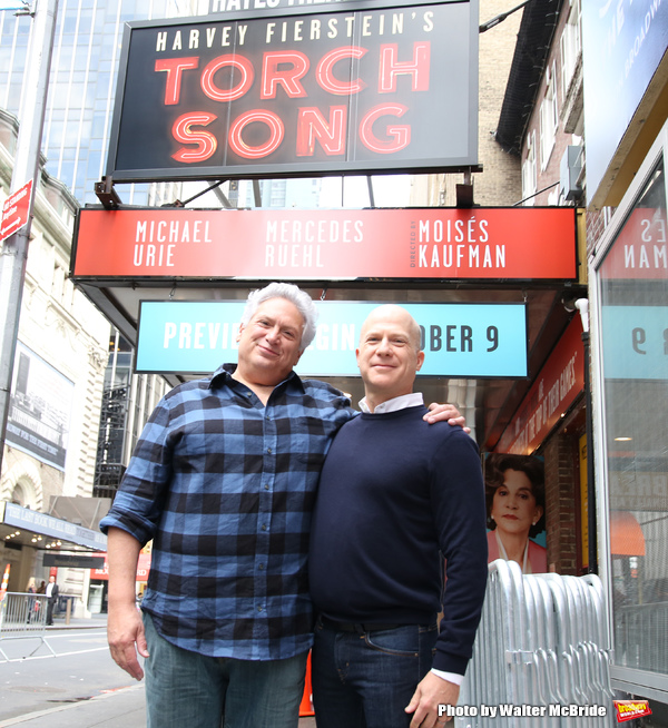 Harvey Fierstein and producer Richie Jackson  Photo
