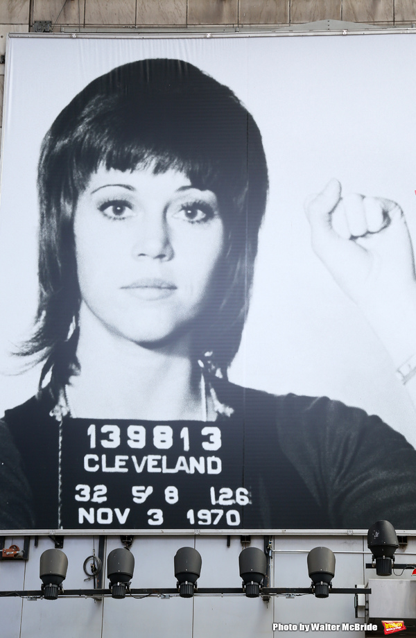 Photo Coverage: Times Square Billboard for HBO's JANE FONDA IN FIVE ACTS 