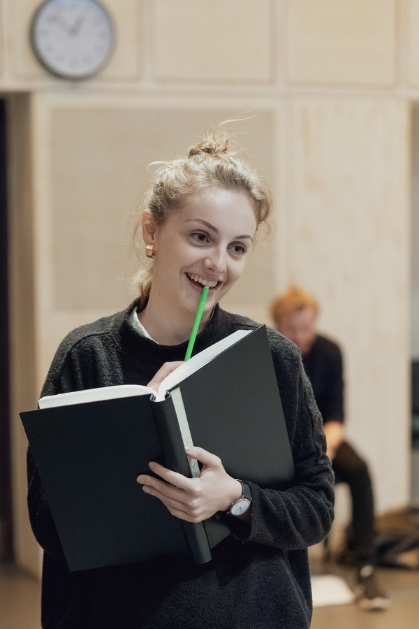 Photo Flash: Hayley Atwell, Jack Lowden, and the Cast in Rehearsal For MEASURE FOR MEASURE Image