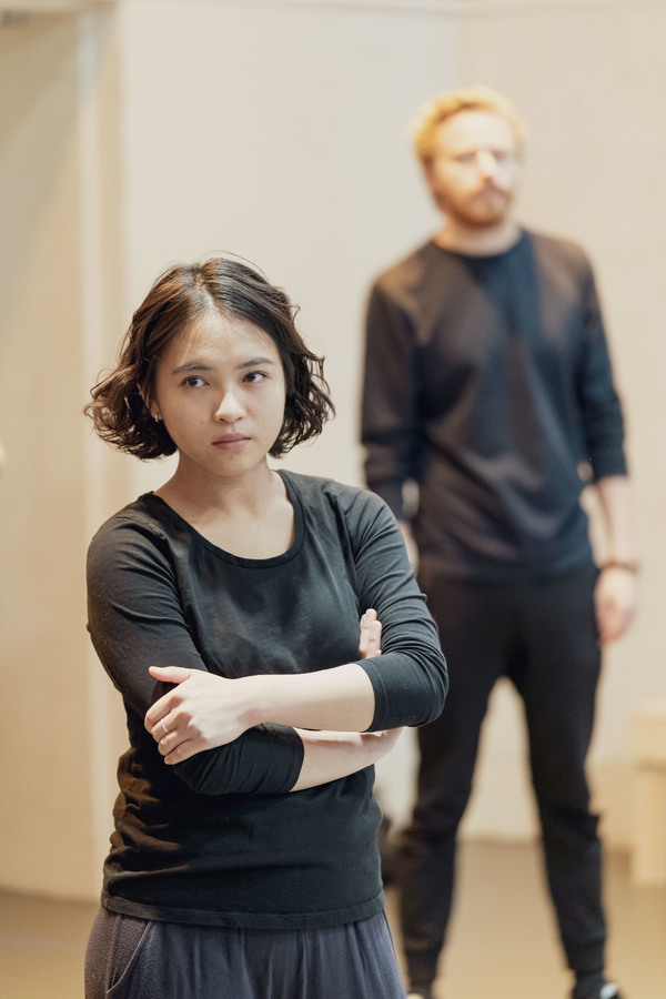 Photo Flash: Hayley Atwell, Jack Lowden, and the Cast in Rehearsal For MEASURE FOR MEASURE Image