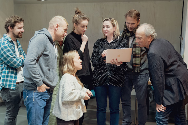 Photo Flash: Hayley Atwell, Jack Lowden, and the Cast in Rehearsal For MEASURE FOR MEASURE Image