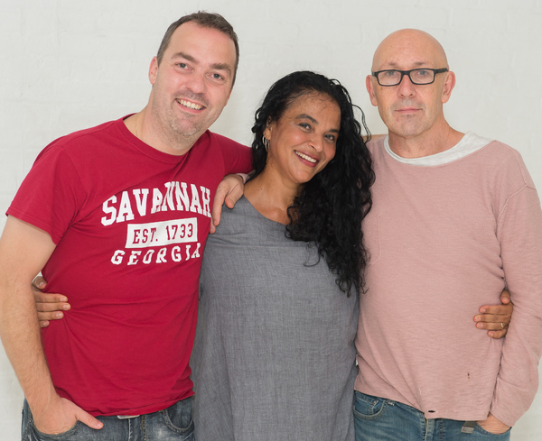 The creative team of Magdalena: Erwin Maas, Gabri Christa and Guy de Lancey. Photo by Photo