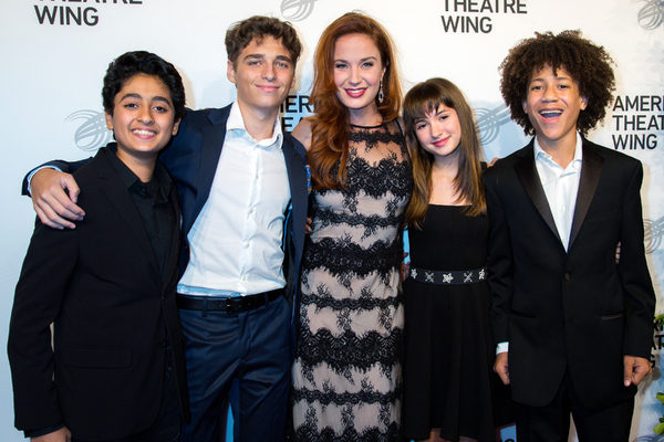 Raghav Mehrotra, Ethan Khusidman, Sierra Boggess, Evie Dolan, Brandon Niederauer Photo