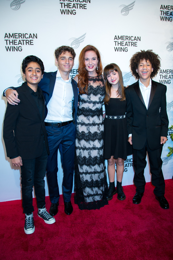 Raghav Mehrotra, Ethan Khusidman, Sierra Boggess, Evie Dolan, Brandon Niederauer Photo