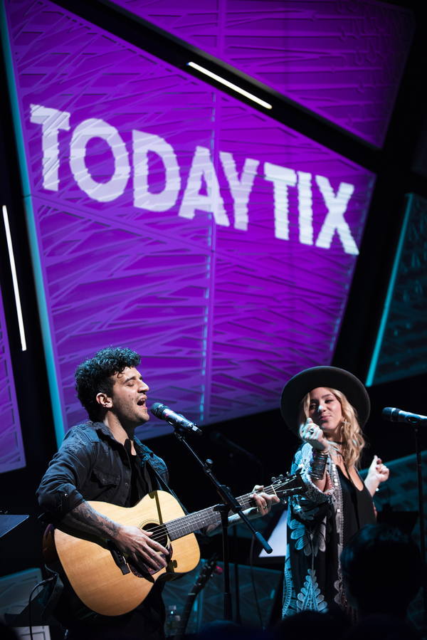 Photo Flash: GLEE Stars Darren Criss and Matthew Morrison Reunite at TodayTix Live! Image