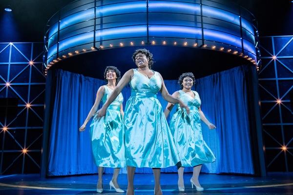 Deena Jones (MARISSA RUDD), Effie White (TANIKA BAPTISTE), and Lorrell Robinson (LORE Photo