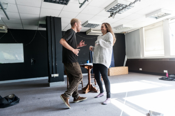 Photo Flash:  Inside Rehearsals For Blueleaf Theatre Company's HEDGEHOGS AND PORCUPINES Image