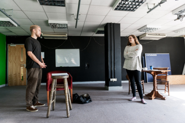 Photo Flash:  Inside Rehearsals For Blueleaf Theatre Company's HEDGEHOGS AND PORCUPINES Image