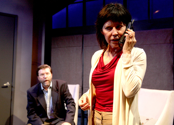 Rob Hastings as Ian and Jacqueline Wright as Juliana in the regional premiere of Shar Photo
