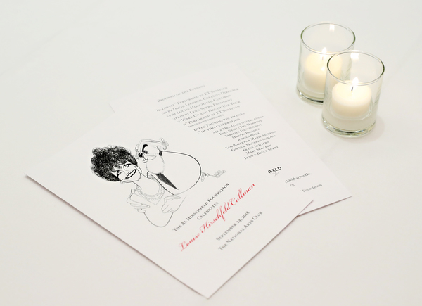 Photo Flash: The Al Hirschfeld Foundation Celebrates Louise Hirschfeld Cullman Image