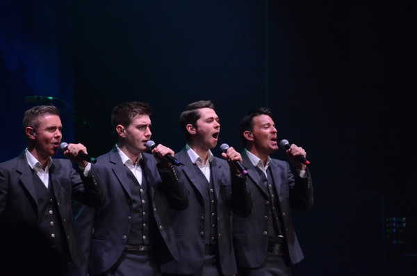Neil Byrne, Emmet Cahill, Damian McGinty and Ryan Kelly Photo