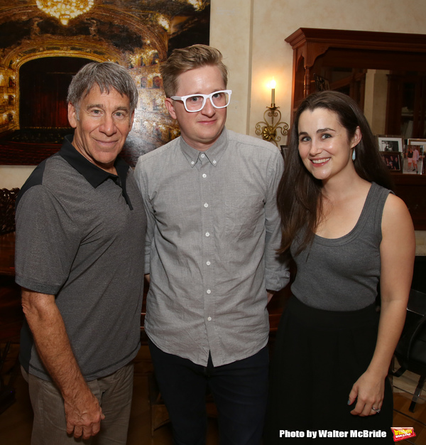 Stephen Schwartz, Kyle Jarrow and Lauren Worsham Photo