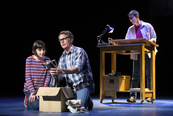 Small Alison (Lila Gold) and her father, Bruce (James Lloyd Reynolds), examine potent Photo