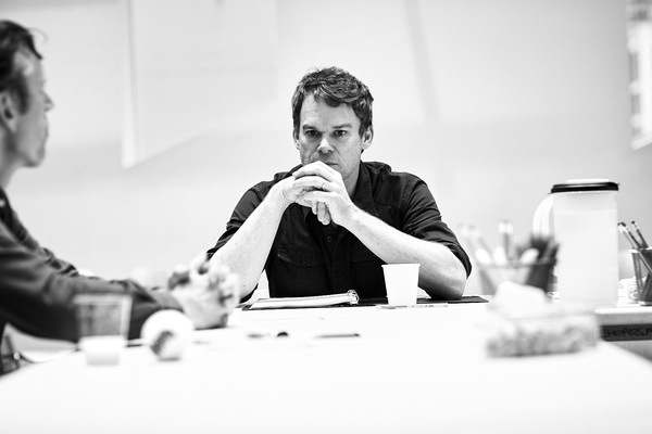 Photo Flash: In Rehearsal with Michael C. Hall and the Company of THOM PAIN (BASED ON NOTHING) Image