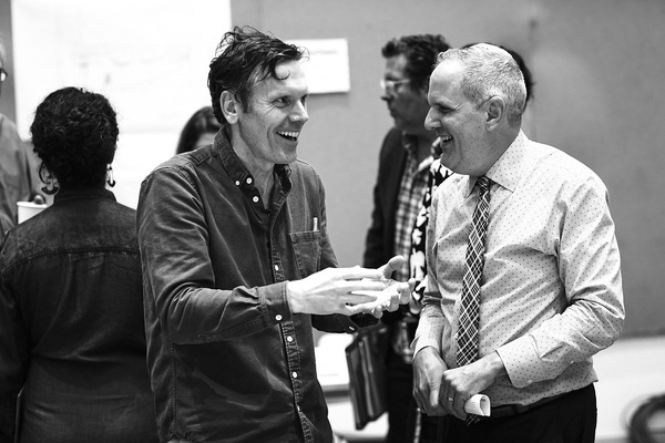 Photo Flash: In Rehearsal with Michael C. Hall and the Company of THOM PAIN (BASED ON NOTHING) Image
