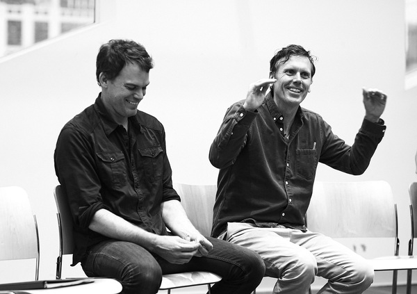 Photo Flash: In Rehearsal with Michael C. Hall and the Company of THOM PAIN (BASED ON NOTHING) Image
