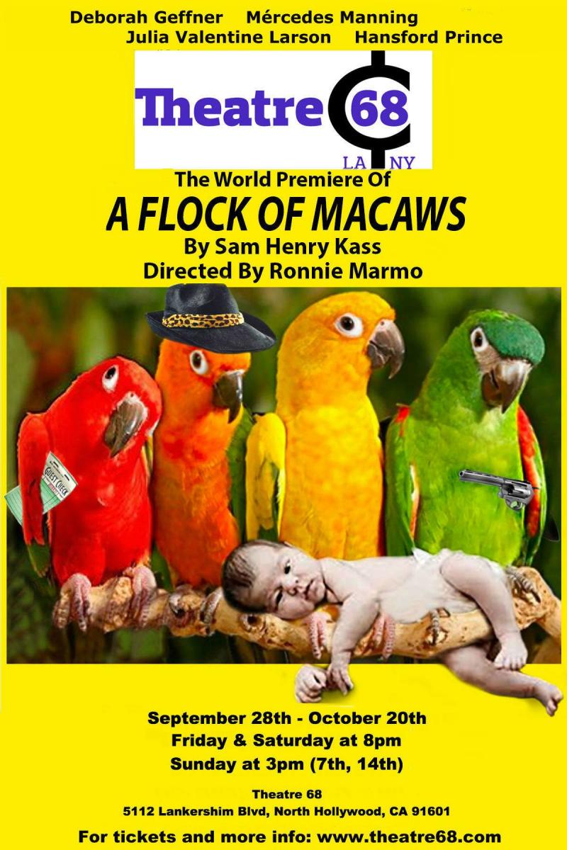 Review: A FLOCK OF MACAWS WITH FLYING THE COOP A MAJOR THEME at Theatre 68 