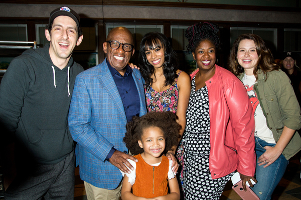 Adam Shapiro, Al Roker, London Skye Gilliam, Nicolette Robinson, NaTasha Yvette Williams, Katie Lowes at 