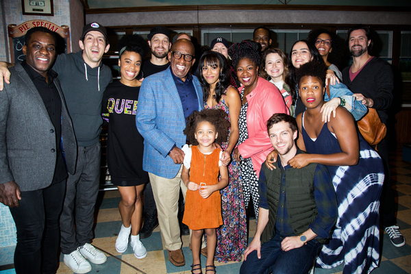 Al Roker and the cast of WAITRESS Photo