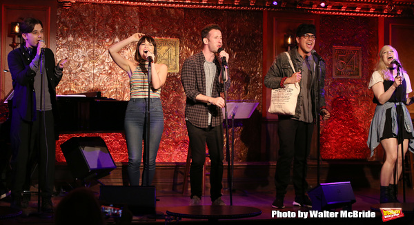 Andy Mientus, Krista Rodriguez, Nick Blaemire, George Salazar and Lauren Marcus Photo