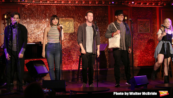 Andy Mientus, Krista Rodriguez, Nick Blaemire, George Salazar and Lauren Marcus  Photo